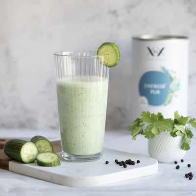 Grüner Gurken Kefir Smoothie