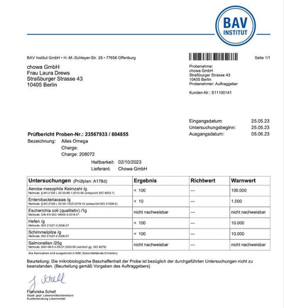 bav pruefbericht alles omega xbyx