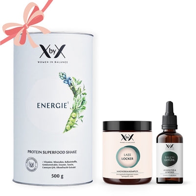 XbyX Geschenk Set mit Energie Wechseljahre Hormone