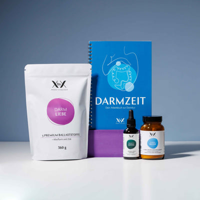 XbyX Darmzeit Set Programm Darm Liebe Darm Kultur Bauch gefuehl wechseljahre