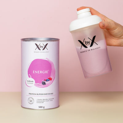 xbyx energie waldfrucht wechseljahre superfood shake proteine vitamine 
