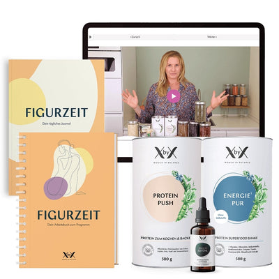 XbyX Figurzeit Programm Abnehmen in den Wechseljahren gesund ohne Jojo-Effekt mit Energie