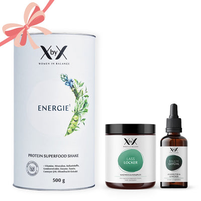 XbyX Geschenk Set mit Energie Wechseljahre Hormone