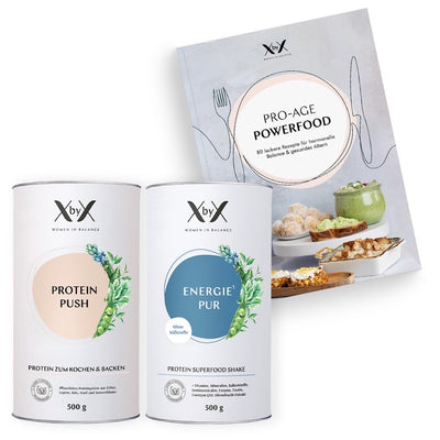 XbyX Gesund Kochen Set mit Energie Pur Wechseljahre Hormone Gesund