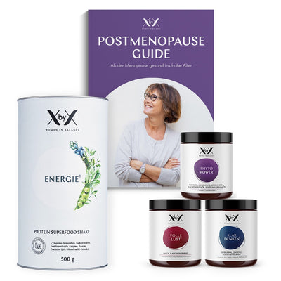 XbyX Postmenopause Set mit Energie XbyX Wechseljahre Hitzewallungen Phytoöstrogene