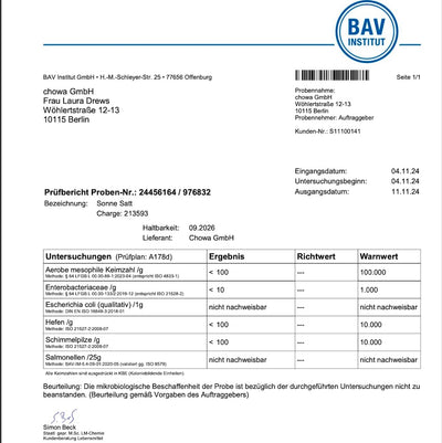 xbyx bav pruefbericht sonne satt