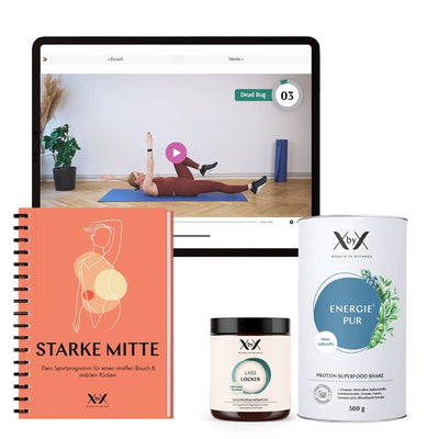 xbyx starke mitte bauchtraining kurs menopause menomitte wechseljahre sport programm workout