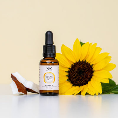 XbyX Sonne Satt Vitamin D3 Vegan Wechseljahre