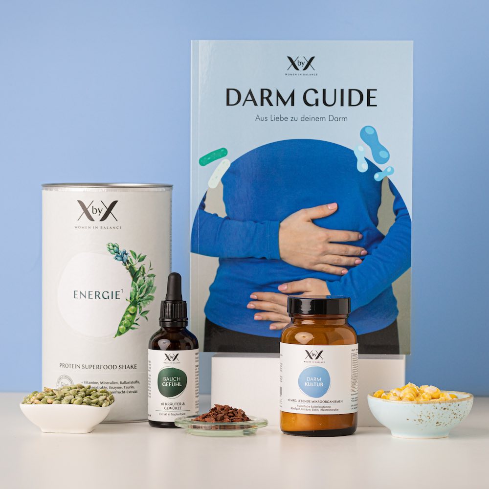 XbyX Darm Set Wechseljahre Energie Bauchgefühl Darmkultur Darmguide