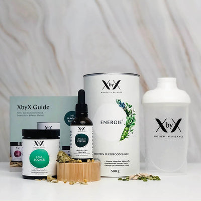 XbyX Balance Geschenk Set mit Energie und Produkt Guide 